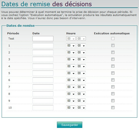 Remise decisions